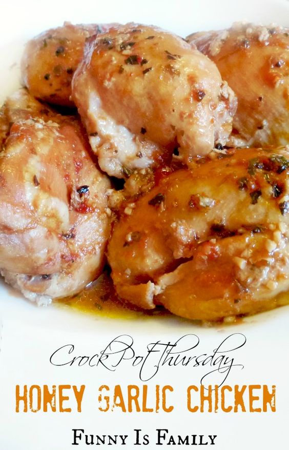 Crock Pot Honey Garlic Chicken