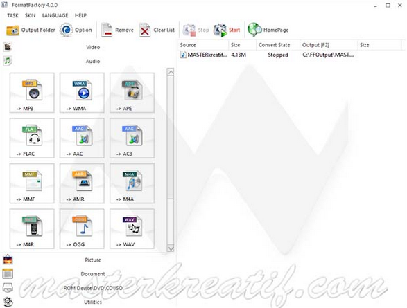 Format Factory v4 Full Crack + Portable 1 Factory