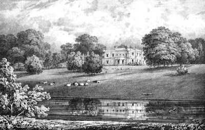 Oatlands from Select illustrations of the County of Surrey by GF Prosser (1828)