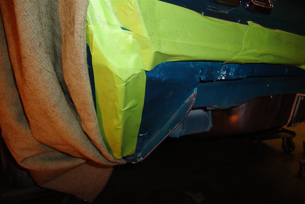 1968 Mustang Convertible Restoration Rear Valance & Bumper