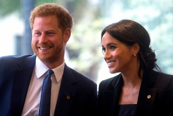 Princess Mary and Prince Frederik meet with Prince Harry and Meghan Markle at the Invictus Games 2018 in Sydney