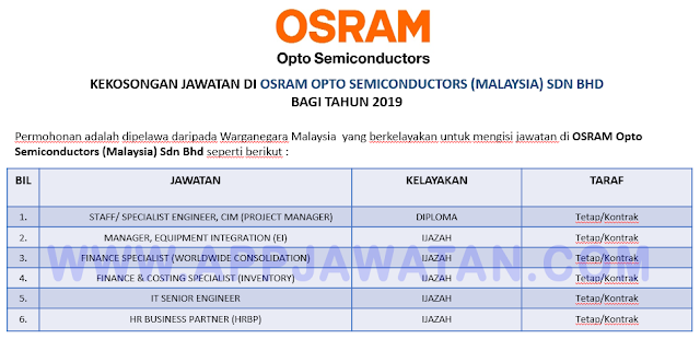 OSRAM Opto Semiconductors (Malaysia) Sdn Bhd.