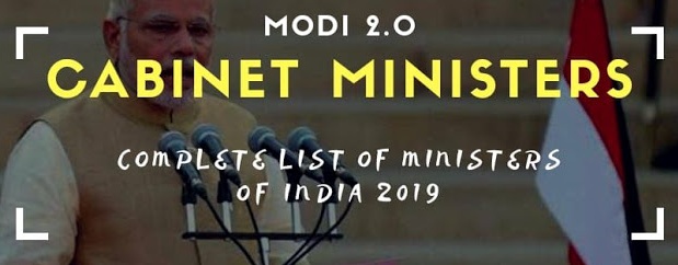 Pm Narendra Modi Cabinet Ministers List 2019 Check Cabinet And