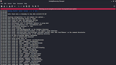rkhunter log file on Kali Linux rkhunter log file on Kali Linux