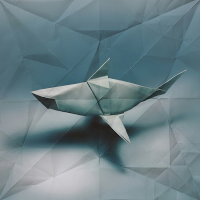 animales origami 3D ballena