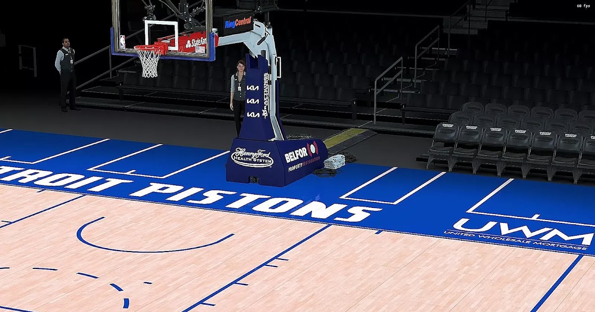 NBA 2K22 Realism Detroit Pistons Little Caesars Arena by YKWL & SRT