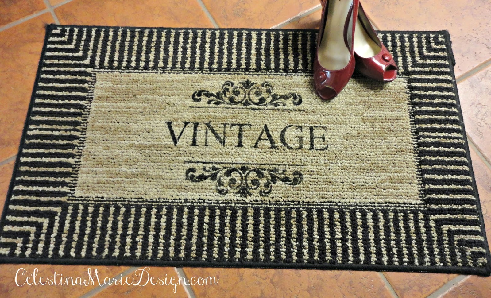 Designing a Stenciled French Rug - Rose Garden Market