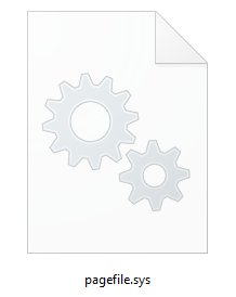 ล้างไฟล์เพจ pagefile sys