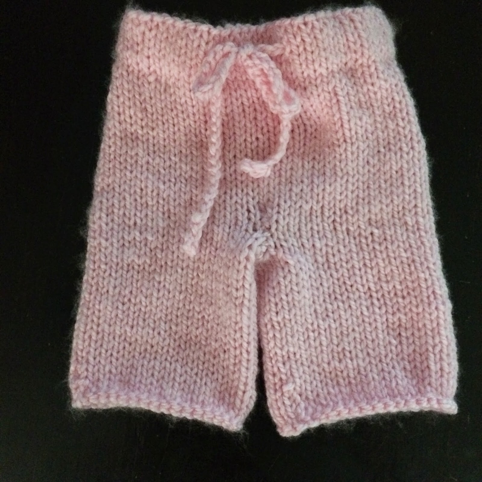 Not My Nana's Crochet!: Knitted Baby Pants - Bermuda Shorts - Free Pattern