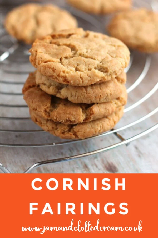 Cornish Fairings - a delicious gingery biscuit from Cornwall UK #biscuit #gingerbiscuit