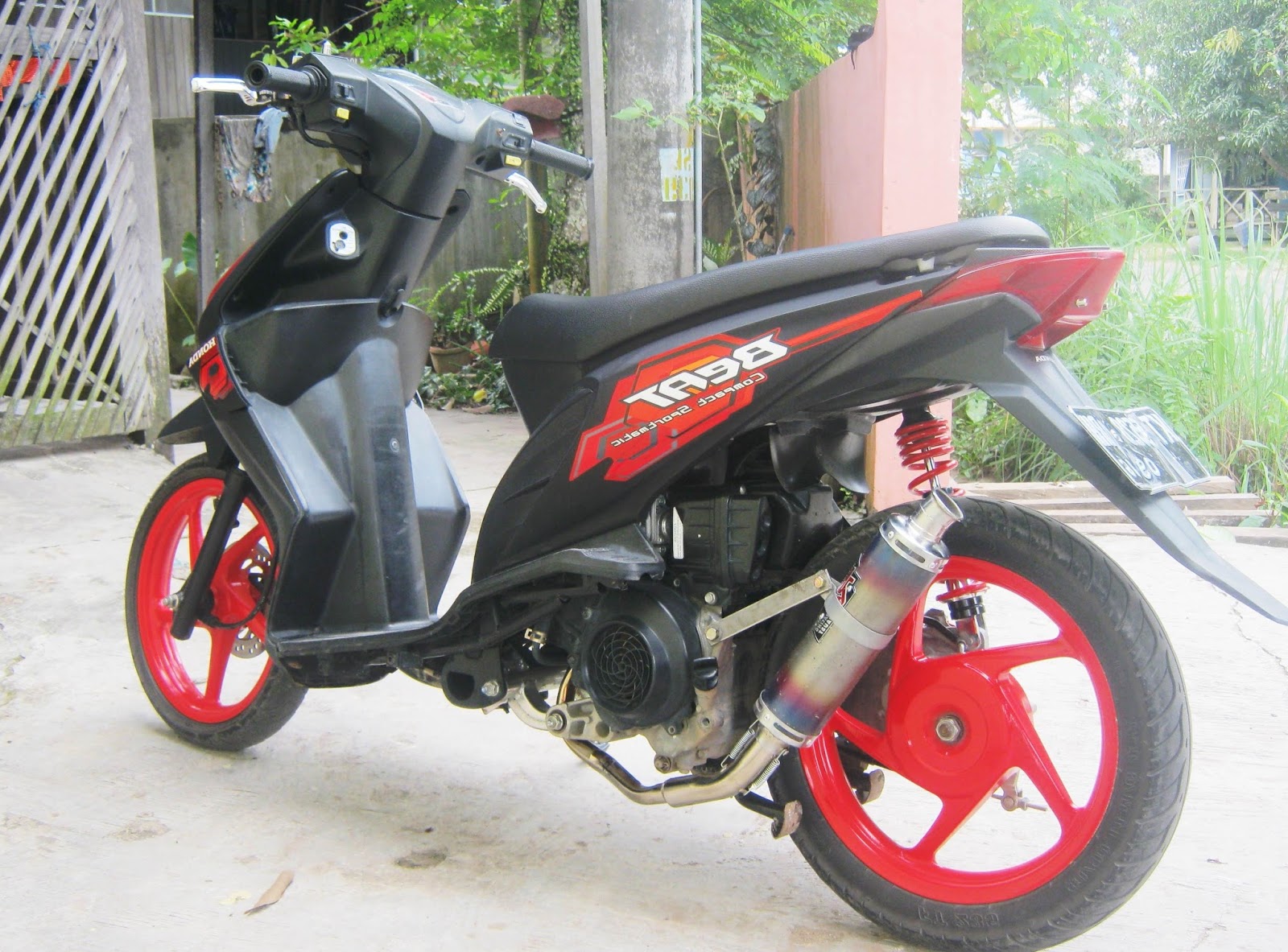 Download 93 Modifikasi Honda Beat Ala Motogp Terlengkap Janur