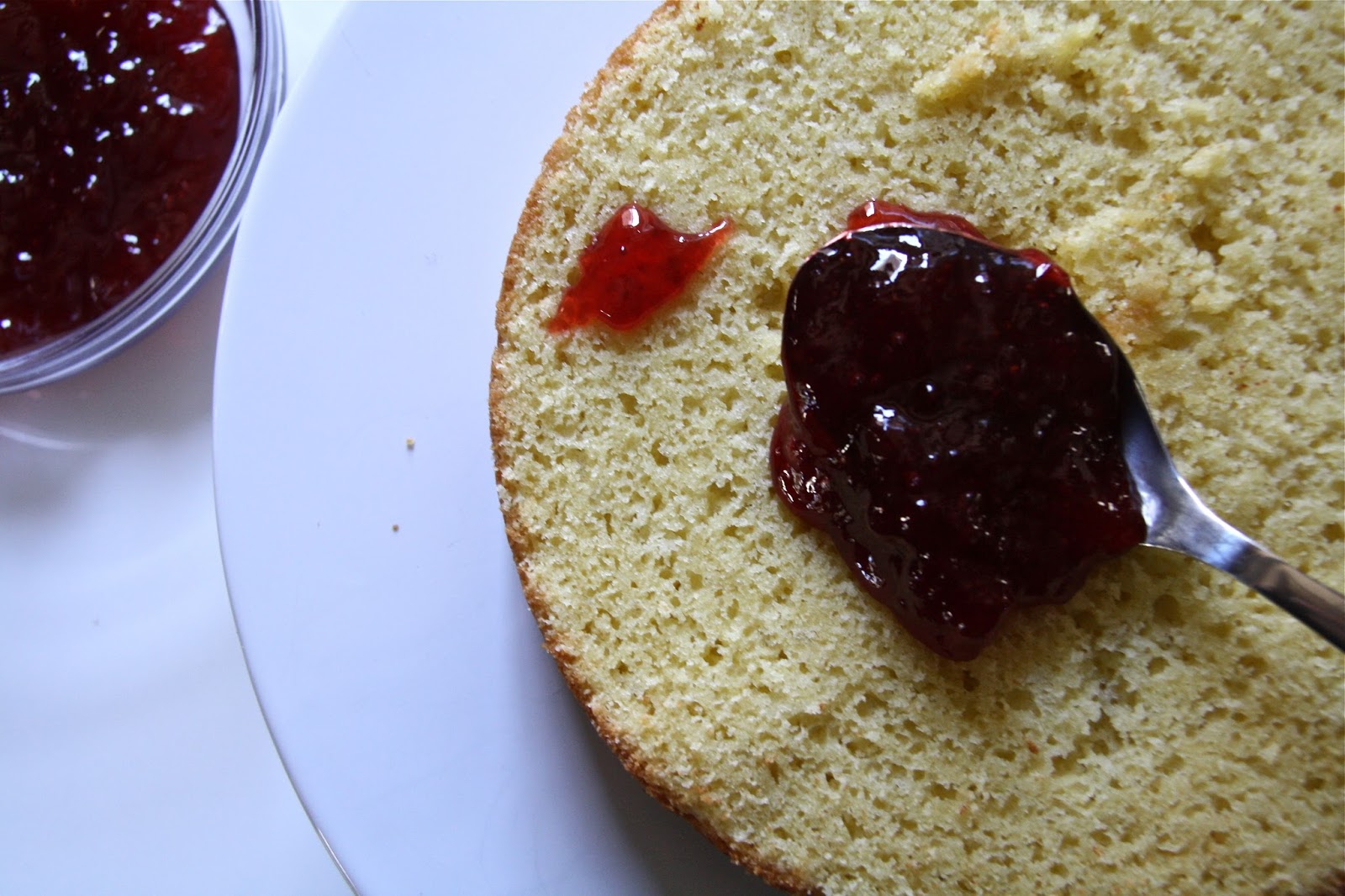 salted sugared spiced™ Strawberry Jam Sponge Cake