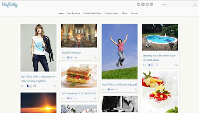 Pinfinity Blogger Template