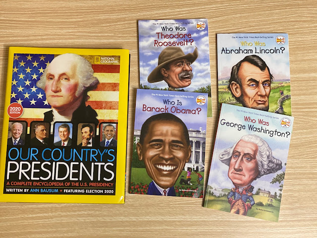 US Presidents books for upper elementary students