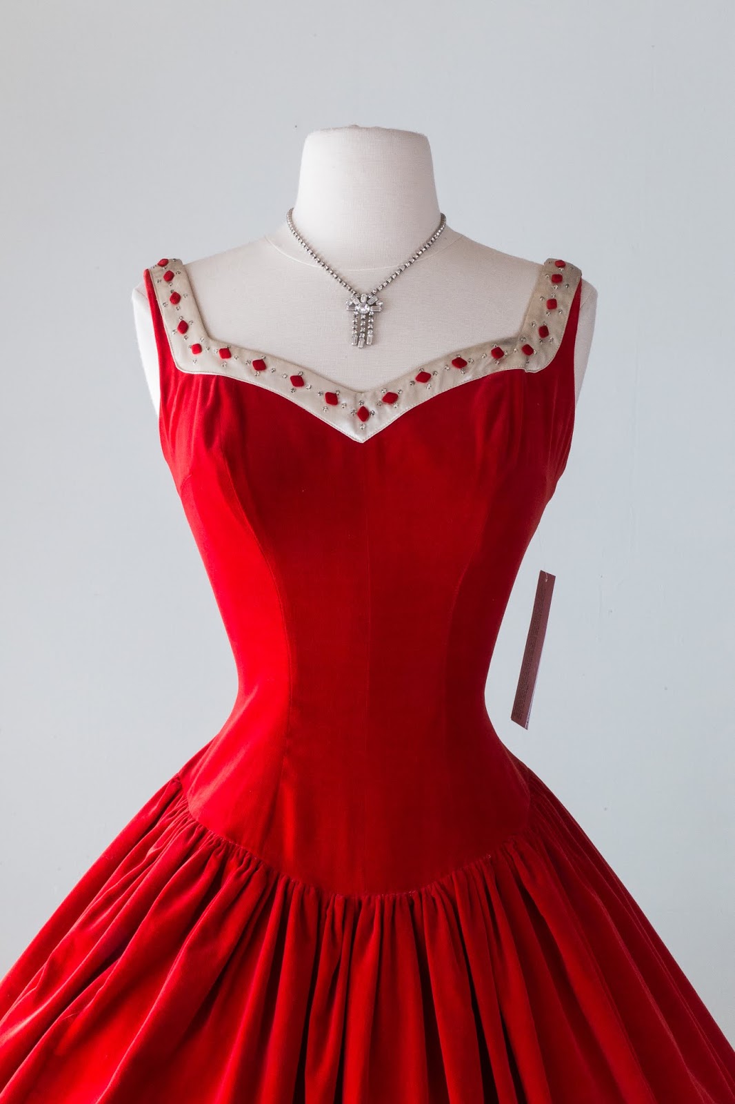 1950s holiday dress