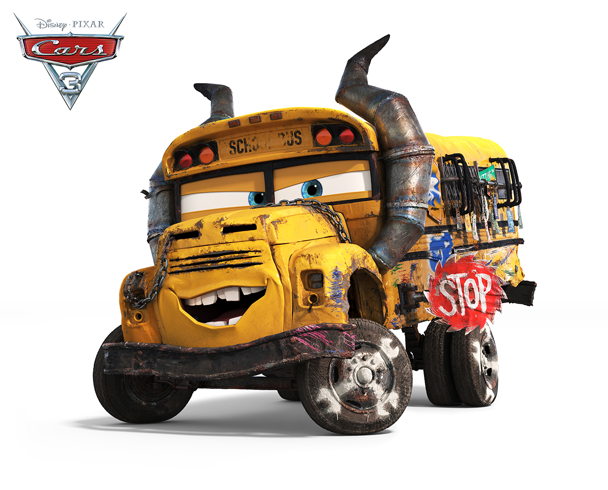 camion amarillo de cars 3