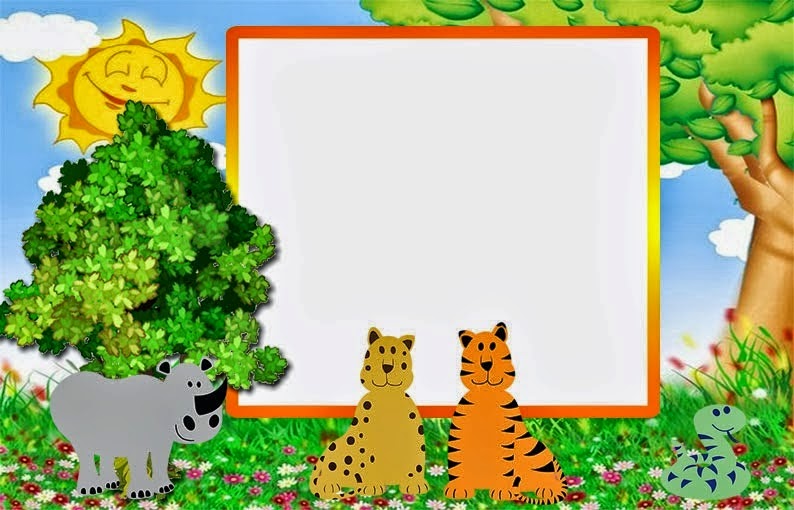 La Selva: Invitaciones para Imprimir Gratis. Para hacer invitaciones, tarjetas, marcos de fotos o etiquetas, de La Selva para imprimir gratis.