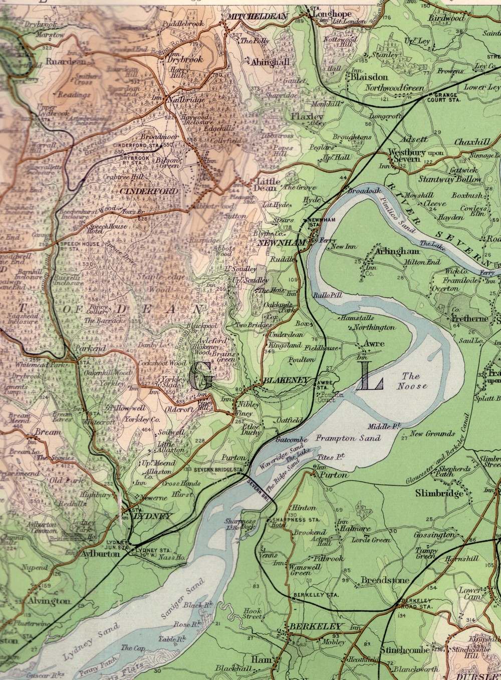 Forest Of Dean On Map Medieval: Forest Of Dean Map