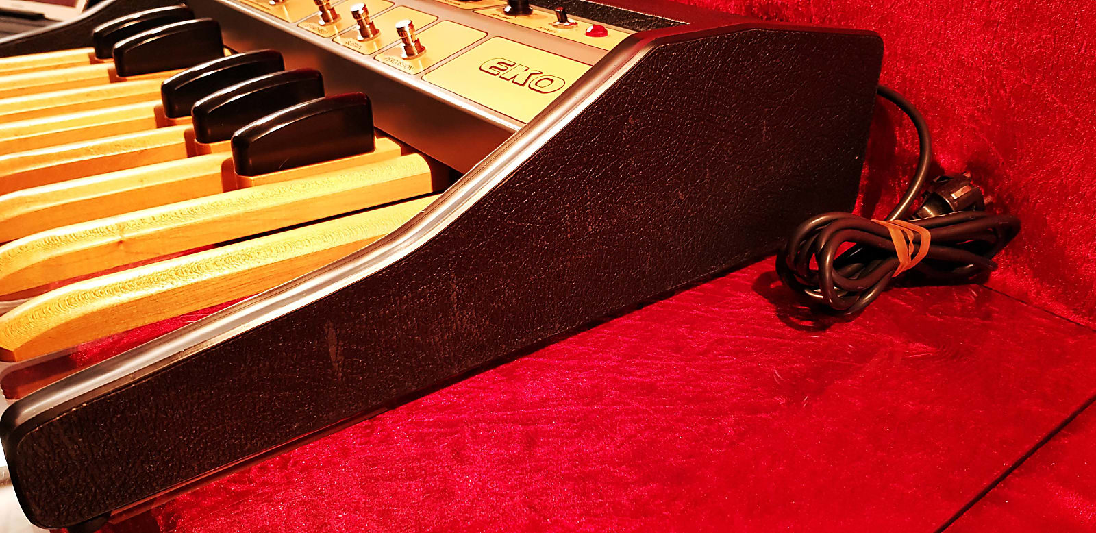 MATRIXSYNTH Rare 1982 EKO Synthesizer Bass Foot Pedal K1 Model 4101 Analog Bass Synth SN 1488