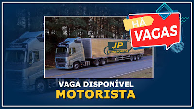 Vaga para motorista carreteiro