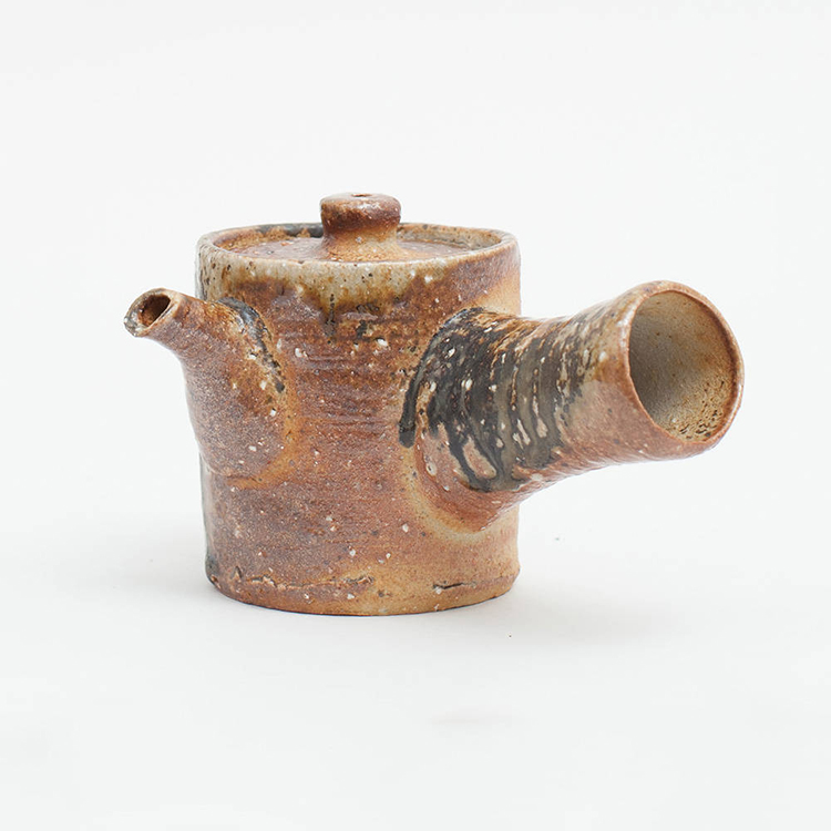 Erik Haugsby Pottery | Handmade teapot, kyusu, sencha and gyokuro ceramic teapot, woodfired pottery
