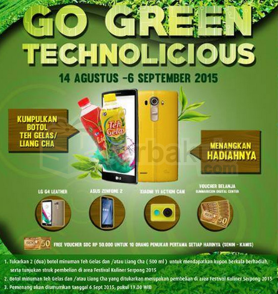 Promo Go Green Technolicious Berhadiah LG G4 Leather