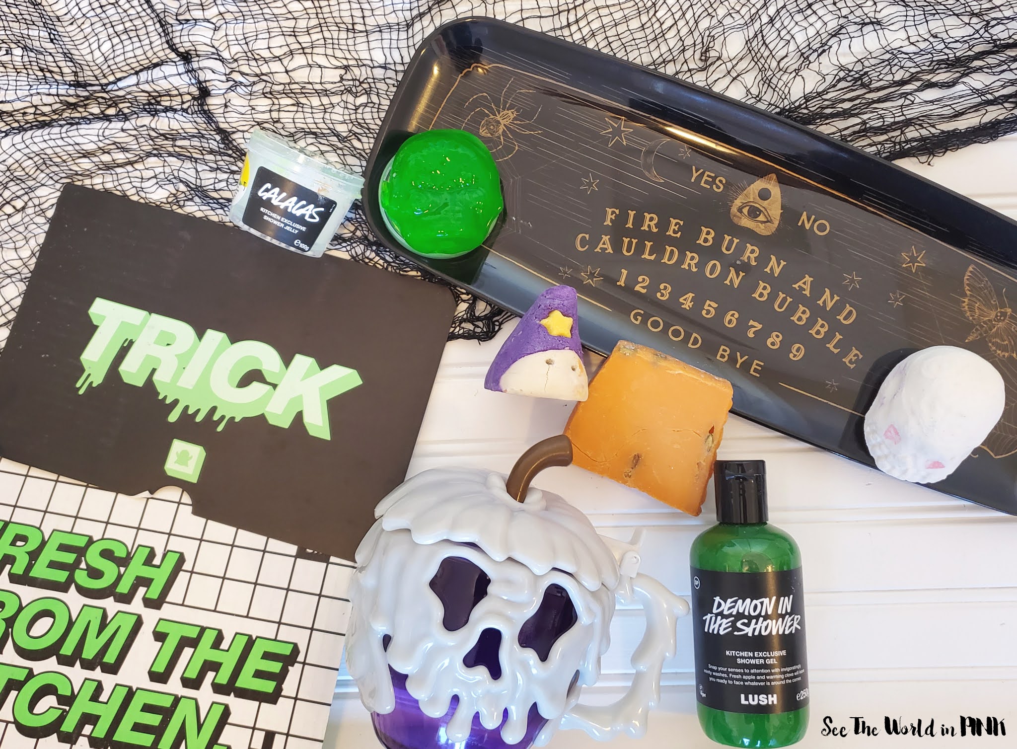 October 2020 Lush Kitchen Subscription Box See the World in PINK