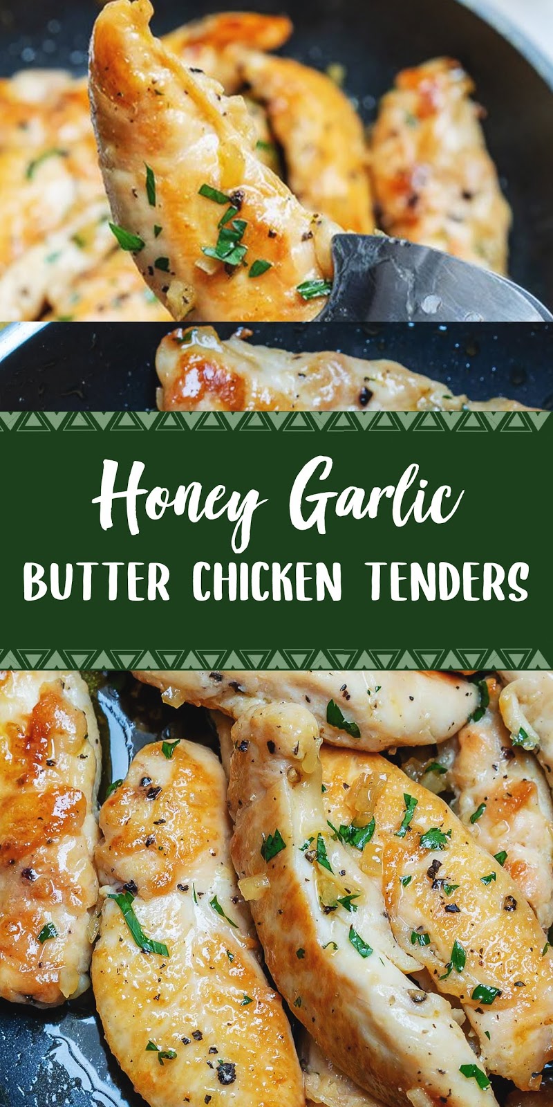 Honey Garlic Butter Chicken Tenders | Healthy Recipes