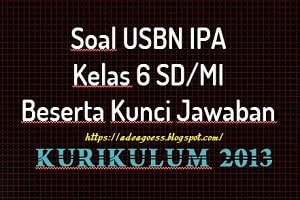 Download Soal Prediksi Us Usbn Ipa Sd Mi Tahun 2020 Sobang 2