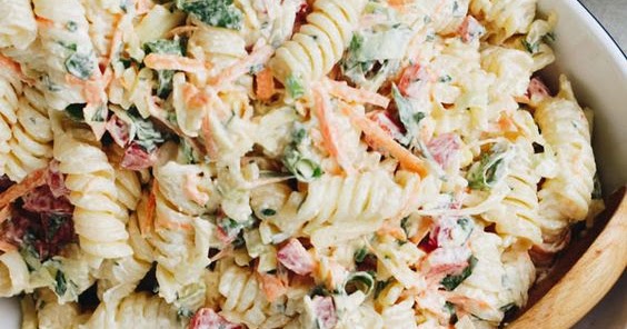 homemade creamy pasta salad homemade creamy pasta salad