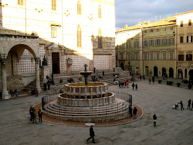 The Fontana Maggiore in Perugia's Piazza IV Novembre