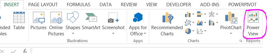 How To Use Power View In Excel 2013