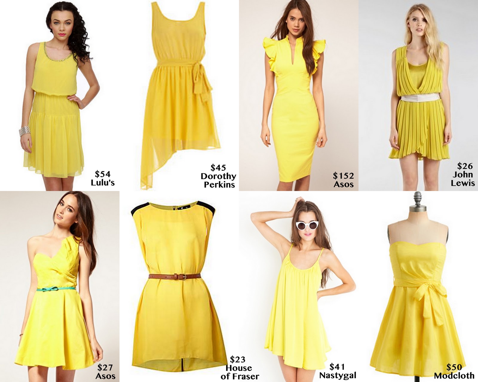 Frills and Thrills: The Yellow Dress Trend