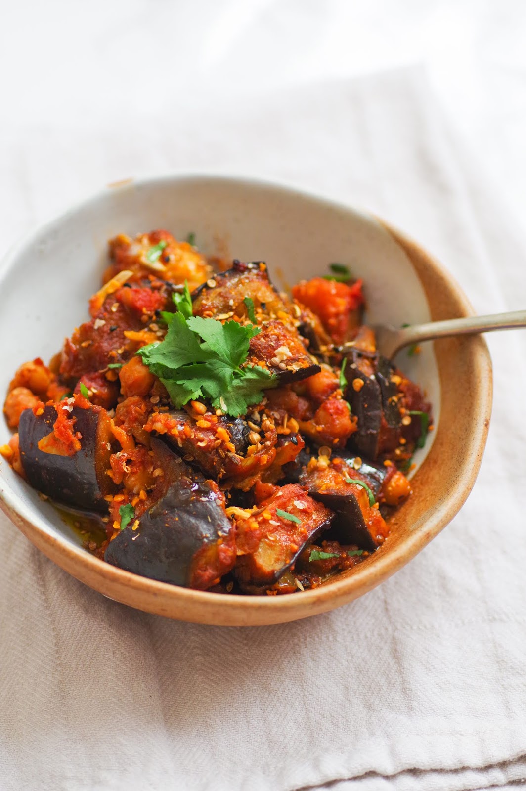 Roasted Aubergine in Tomato Sauce Euphoric Vegan