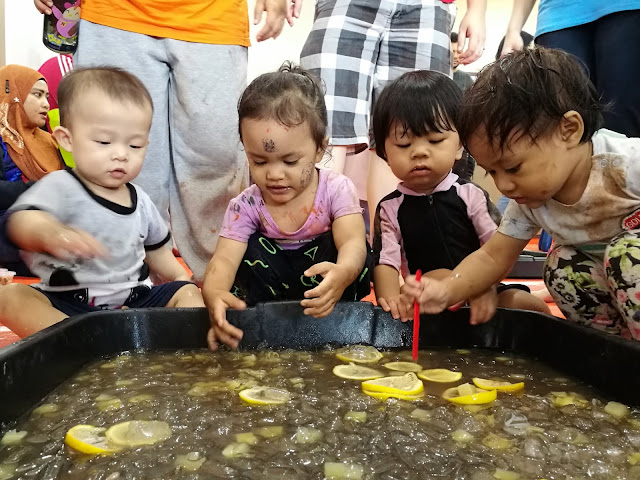 sensory messy play open house event space penang dr nurhaya lactation centre