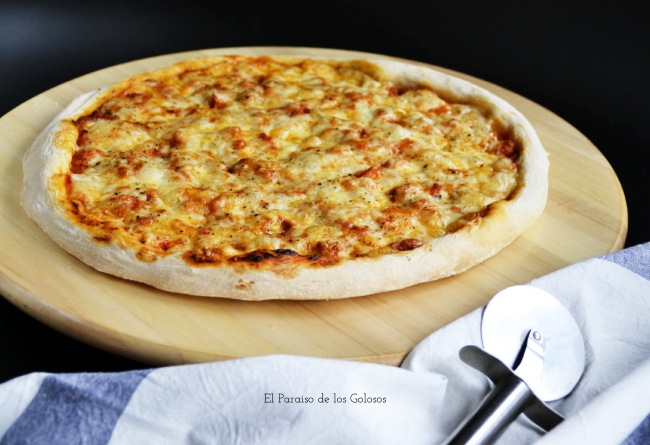 Pizza Con Boloñesa De Soja Texturizada
