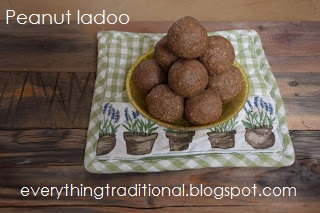 Peanut ladoo, groundnut laddu, quick and simple ladoo