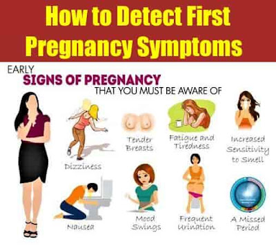 Signs and symptoms of early pregnancy