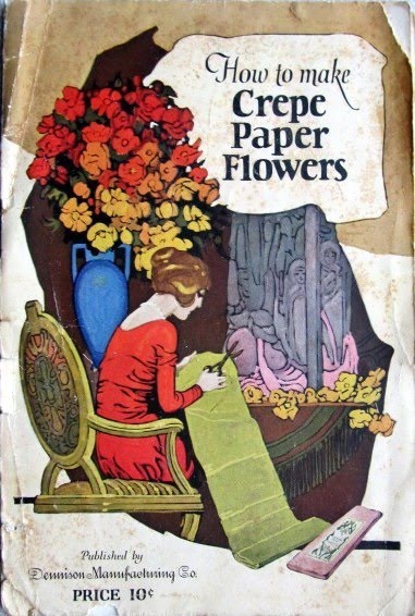 How to make some beautiful retro crepe paper flowers - Click Americana