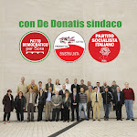 Candidati delle tre liste che sostengono Roberto De Donatis a sindaco di Sora