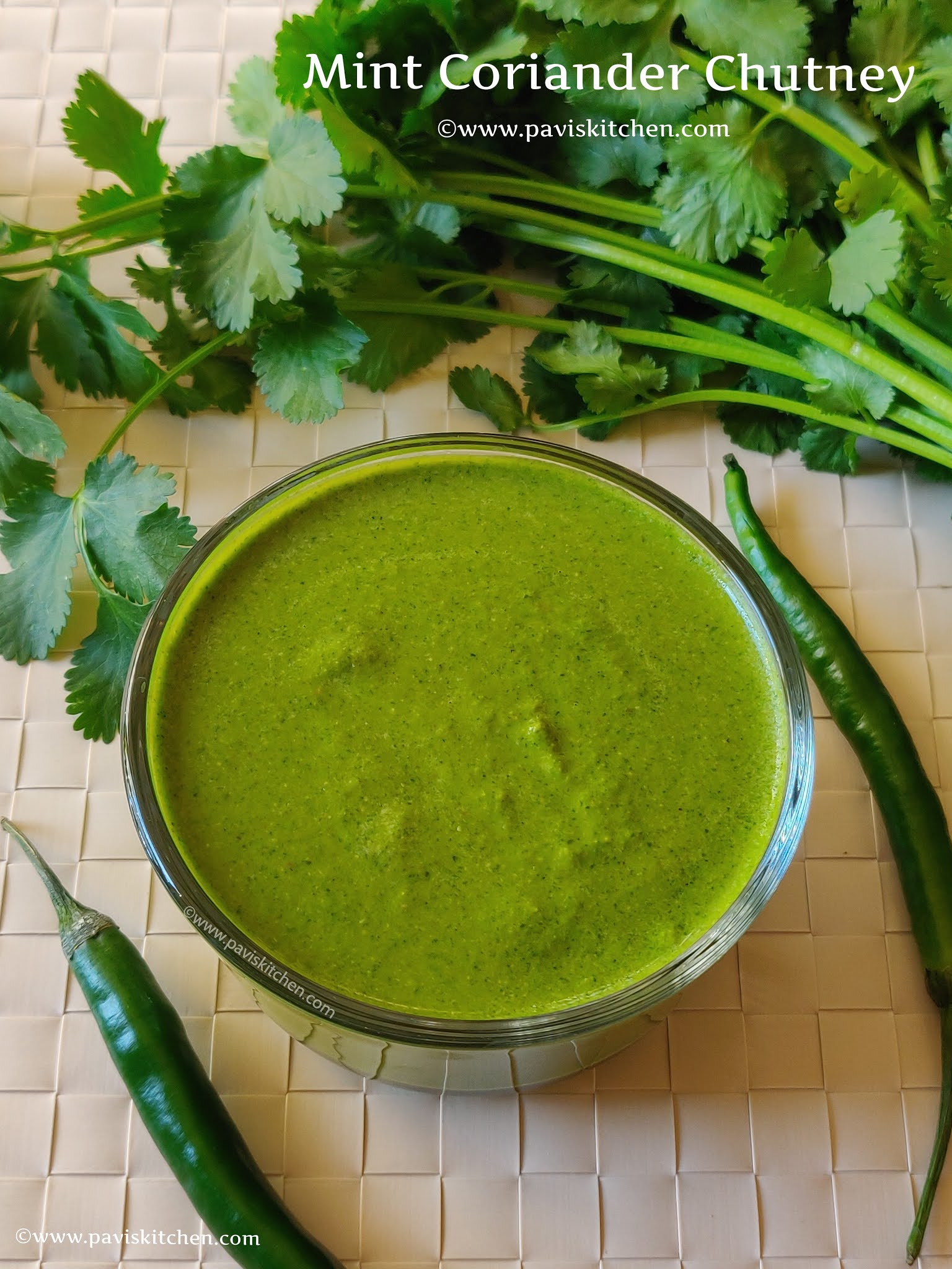Mint coriander chutney recipe Green chutney recipe for sandwich