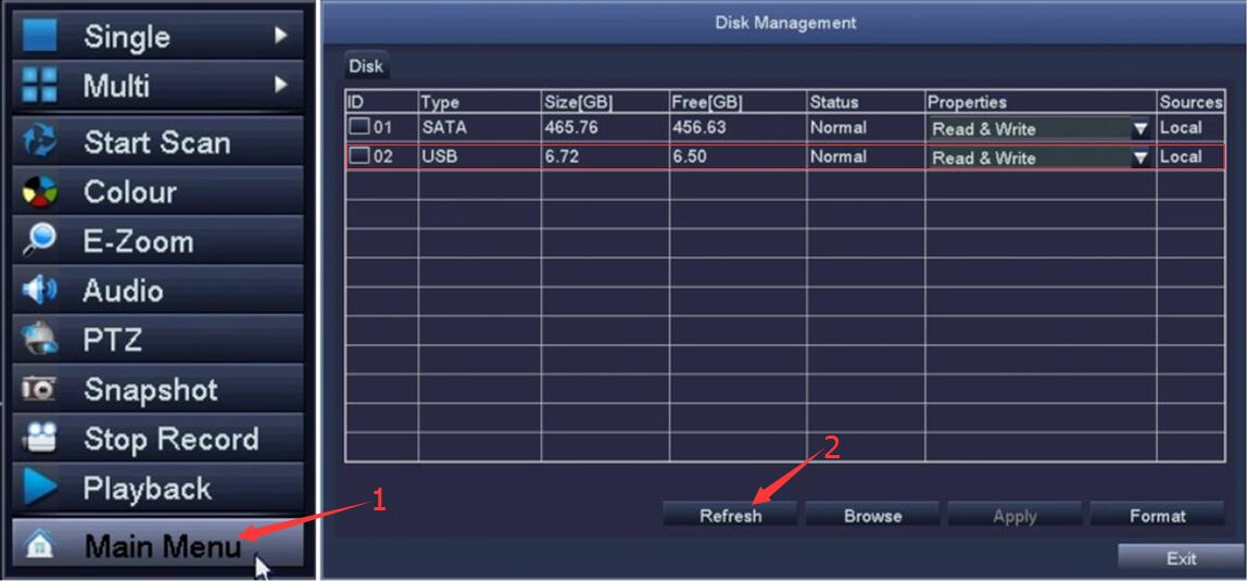 zosi dvr backup usb drive