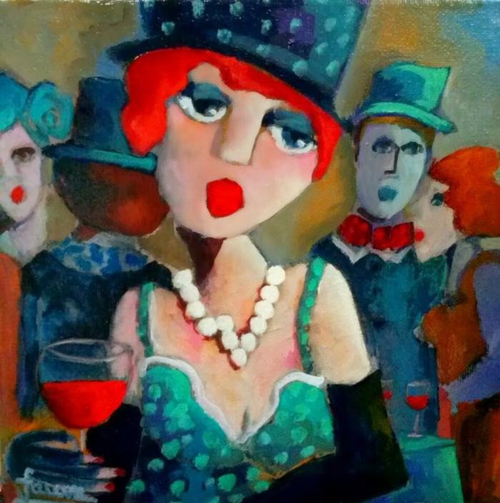 Фантастические пейзажи. Martine Dechavanne Fauve