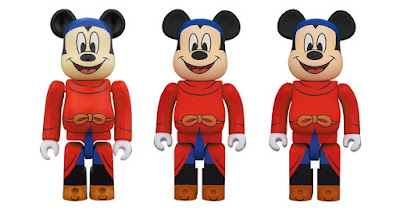 Fantasia The Sorcerer's Apprentice Mickey Mouse Be@rbrick Vinyl Figures by Medicom Toy x Disney