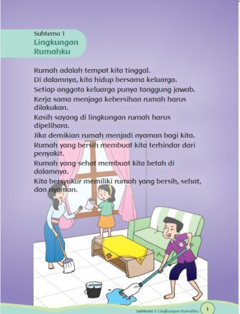 Kunci Jawaban Buku Tema 6 Kelas 1 Halaman 3 4 5 6 Pendidikanterkini