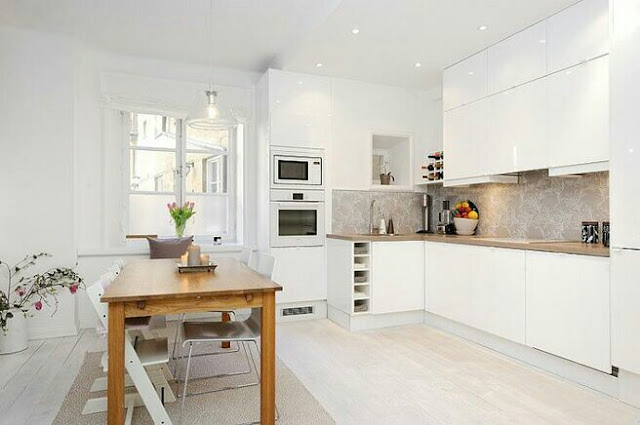 Interior design of a small kitchen