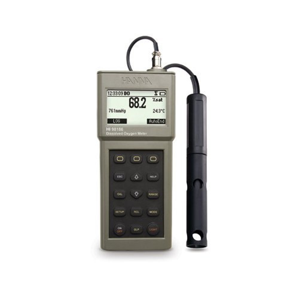 Jual DO Meter Dissolved Oxygen and BOD Meter Hanna HI 98186 Call 0812