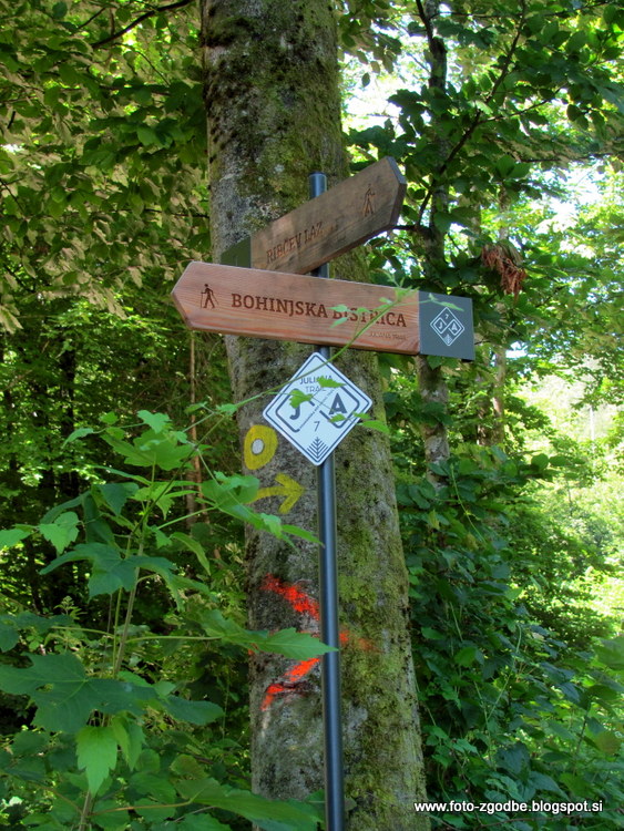 Juliana Trail - Bohinjsko jezero - Bohinjska Bistrica Slovenija, Gorenjska