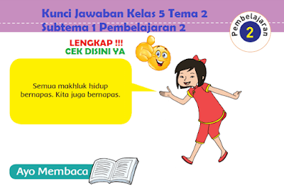 Kunci Jawaban Kelas 5 Tema 2 Subtema 1 Pembelajaran 2 www.simplenews.me