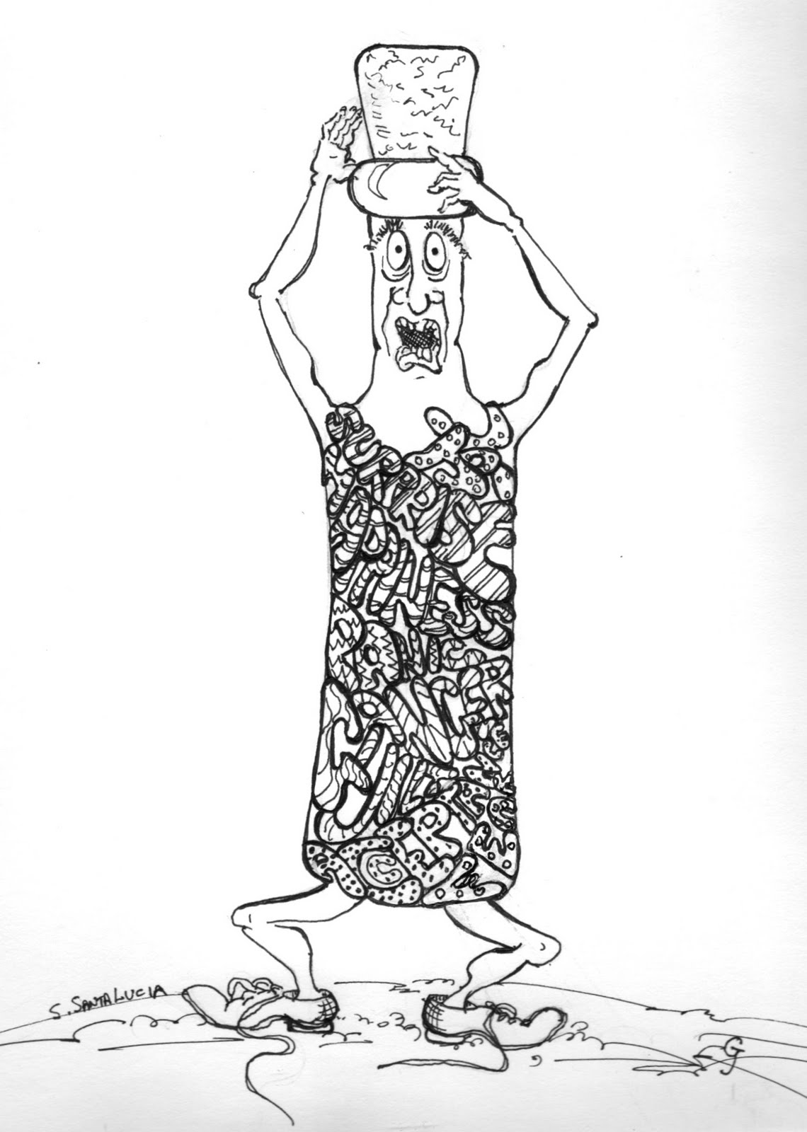 Banff Art Lines bottled up emotions?…get help dude!